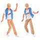  Simba Toys Kevin doll in fashionable clothes