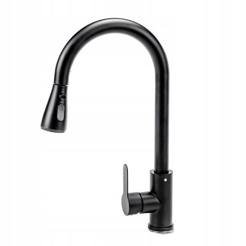 Hydrosan F1501B-BL floor-standing kitchen faucet, black