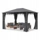 Garden Pavilion, Tents - Toolport Pavilion 4 Walls 4 x 3 x 2.78 m