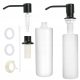 Manual soap dispenser for the countertop Zolta 350 ml white, black