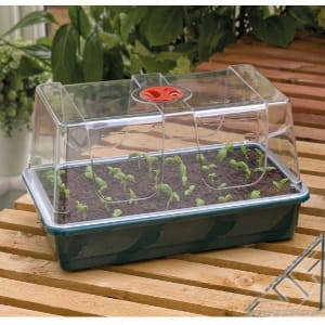  Mini greenhouse 37.5 cm x 23 cm, plastic