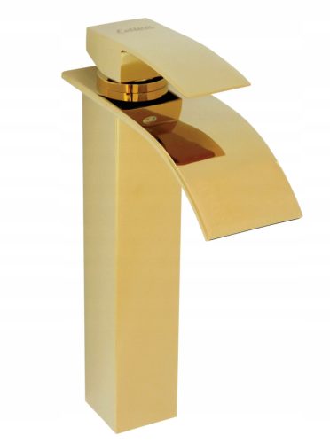 Estiva Kaskada freestanding washbasin faucet, gold