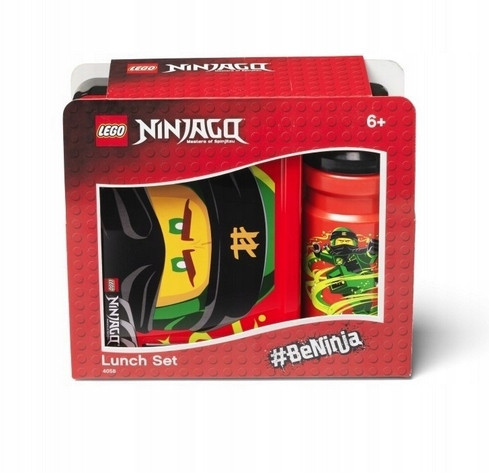  LEGO Ninjago Water Bottle and Lunch Box Set 390 ml