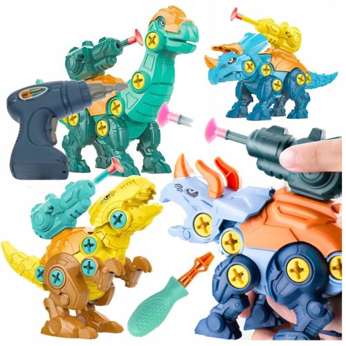  TWISTING DINOSAUR 3 pcs. + launcher