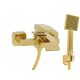 Estiva Kaskada single-lever wall-mounted bathtub faucet, gold