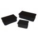 Rectangular plastic cap for 40x80 profiles