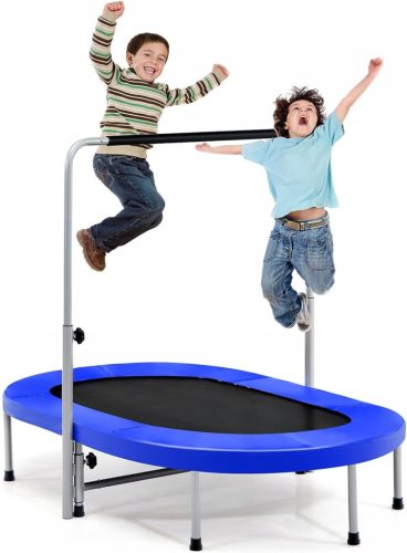 Trampoline for 2 persons 154*89cm up to 150 kg with handle