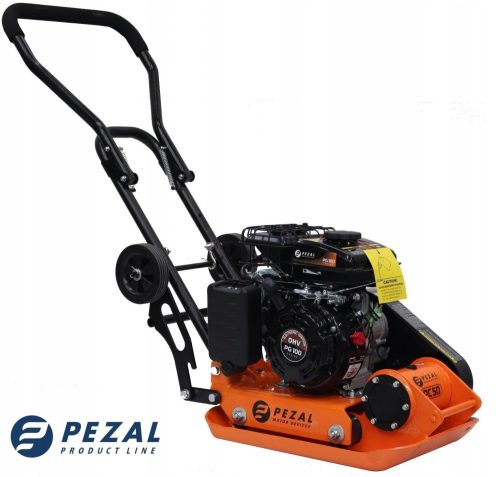 Professional PEZAL PC50 compactor. RUBBER WHEELS