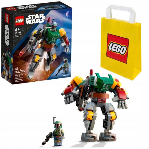  LEGO Star Wars 75369 Boba Fett's Mech + LEGO Paper Bag 6315786 yellow 24x8x18 cm