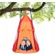 Nest swing with tent Ø 100cm, orange