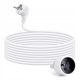 Aigostar single extension cable 5 m, 1 pc. sockets, white