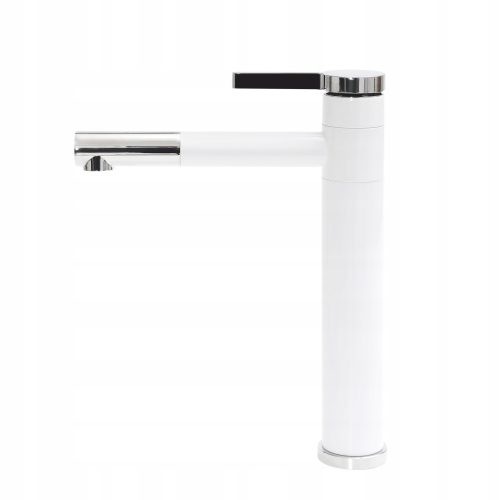 Concealed washbasin faucet 3/8'' white