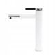 Concealed washbasin faucet 3/8'' white