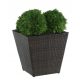  OTE flowerpot 46 cm x 46 x 45 cm, plastic, brown and beige tones