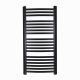 Electric Bathroom Radiator Heat Factory 1200 W 580 x 1150 mm Black