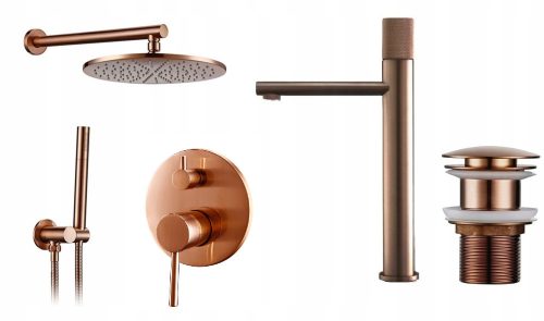 CHDE concealed shower set made of copper