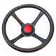 SUN – MOVABLE STEERING WHEEL FOR PLAYGROUND, BLACK RD