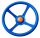 SUN - MOVABLE STEERING WHEEL PLAYGROUND BLUE OG