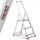 Higher ladder 2.54 m aluminum up to 125 kg