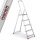 Higher ladder 2.97 m aluminum up to 125 kg