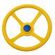 SUN - MOVABLE STEERING WHEEL FOR PLAYGROUND YELLOW BU