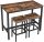  Vasagle rectangular 4-seater set