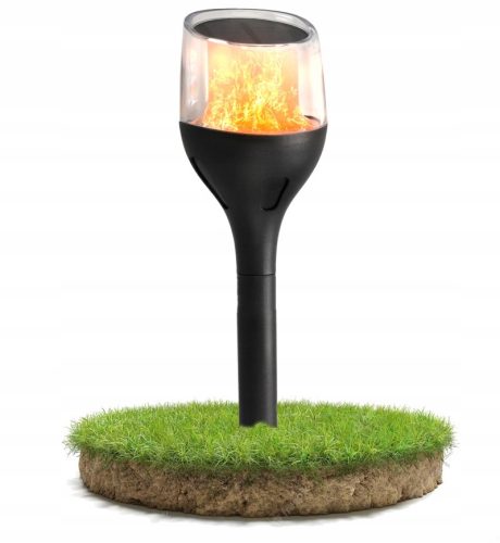  Ecolight built-in solar lamp, black, 65 cm, 1 pc.