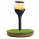  Ecolight built-in solar lamp, black, 65 cm, 1 pc.