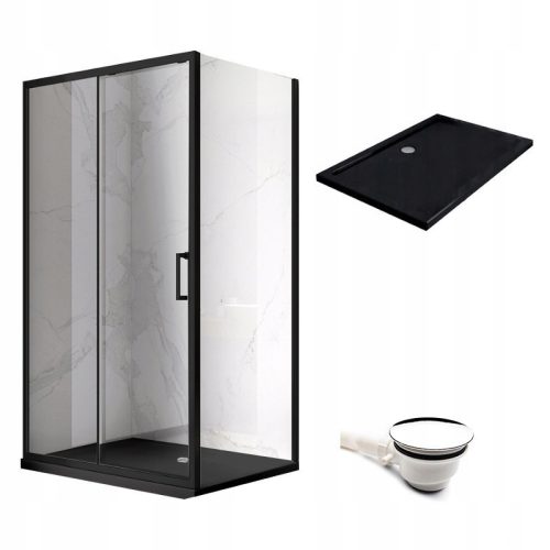 Shower cabin with shower tray 110 KZ103B+ST03B