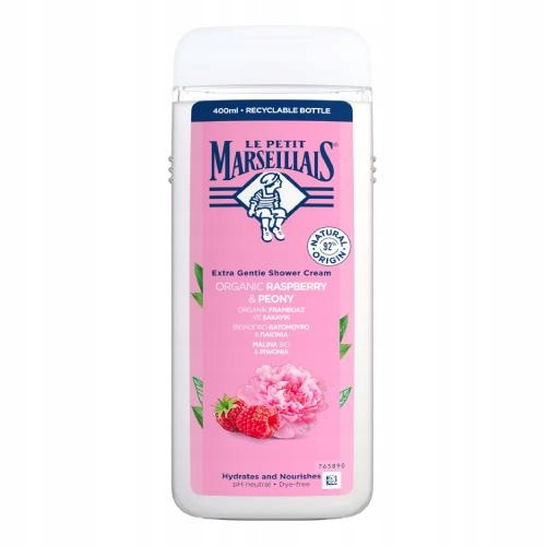  Le Petit Marseillais Creamy Shower Gel Raspberry Peony 400ml