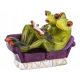  Decorative figure 11 x 15 x 8.5 cm - Frogs on the sofa