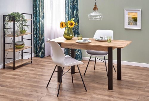  Table 100x60 GINO black Wotan oak Halmar