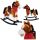  ROCKING HORSE DARK BROWN, VOICE MOVABLE TAIL, P