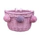  Wicker basket for a balance bike for a child