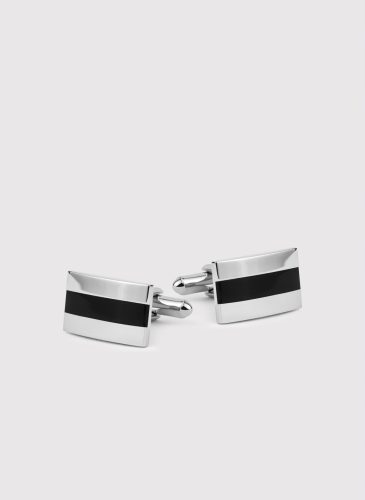  Black and silver cufflinks PAKO LORENTE