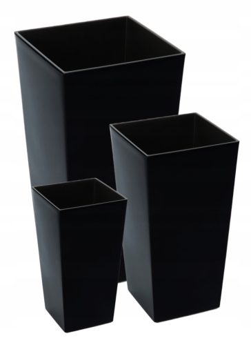  Lamela flowerpot 25 cm x 25 x 46.5 cm diameter 25 cm plastic black + 2 more products