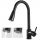 Maibang SNAKE floor-standing kitchen faucet black