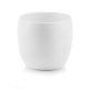  Polnix flowerpot 16 cm x 17 x 13 cm diameter 17 cm ceramic white