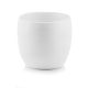  Polnix flowerpot 16 cm x 17 x 13 cm diameter 17 cm ceramic white
