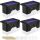  Interlook embedded solar lamp, black, 5 cm, 4 pcs.