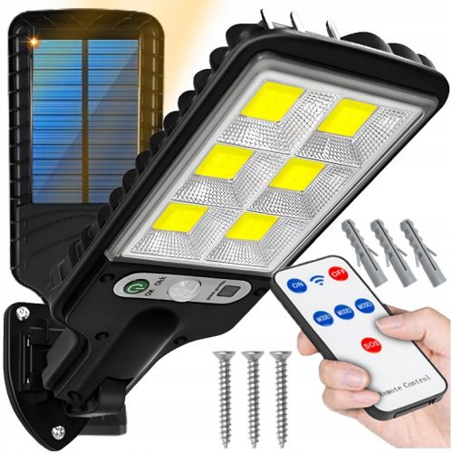  ARSA GO street light 200 W 6000 lm, battery-powered, solar-powered