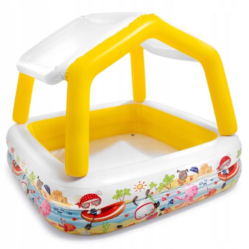 Square inflatable Intex pool 157 x 157 cm