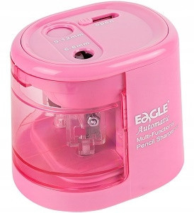  EAGLE USB Battery Sharpener, 2 Holes, Pink