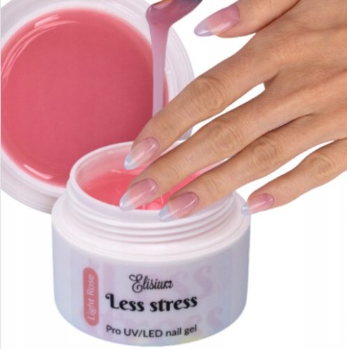  ELISIUM LESS STRESS BUILDE BUILDING GEL LIGHT ROSE