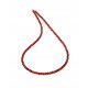  Necklace natural CARNELIAN faceted balls 4mm