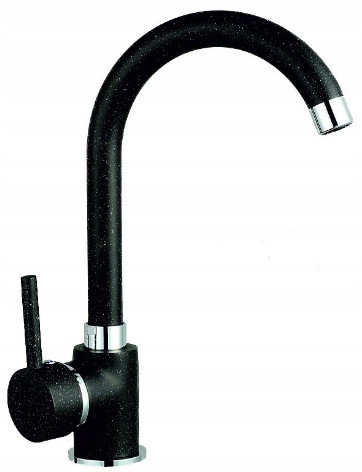 Arbo floor-standing kitchen faucet black, granite