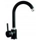 Arbo floor-standing kitchen faucet black, granite