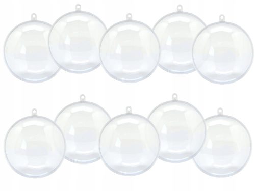  Transparent ball 10 cm 10 pcs.