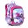 Lightweight Dual Compartment Unicorn Backpack for Girls Grades 1-3
