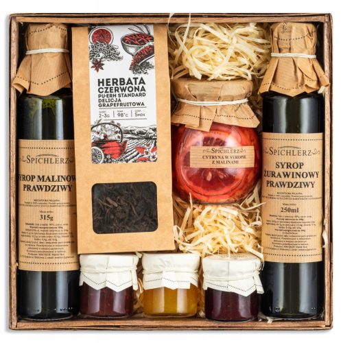  GIFT BASKET set gift tea syrup